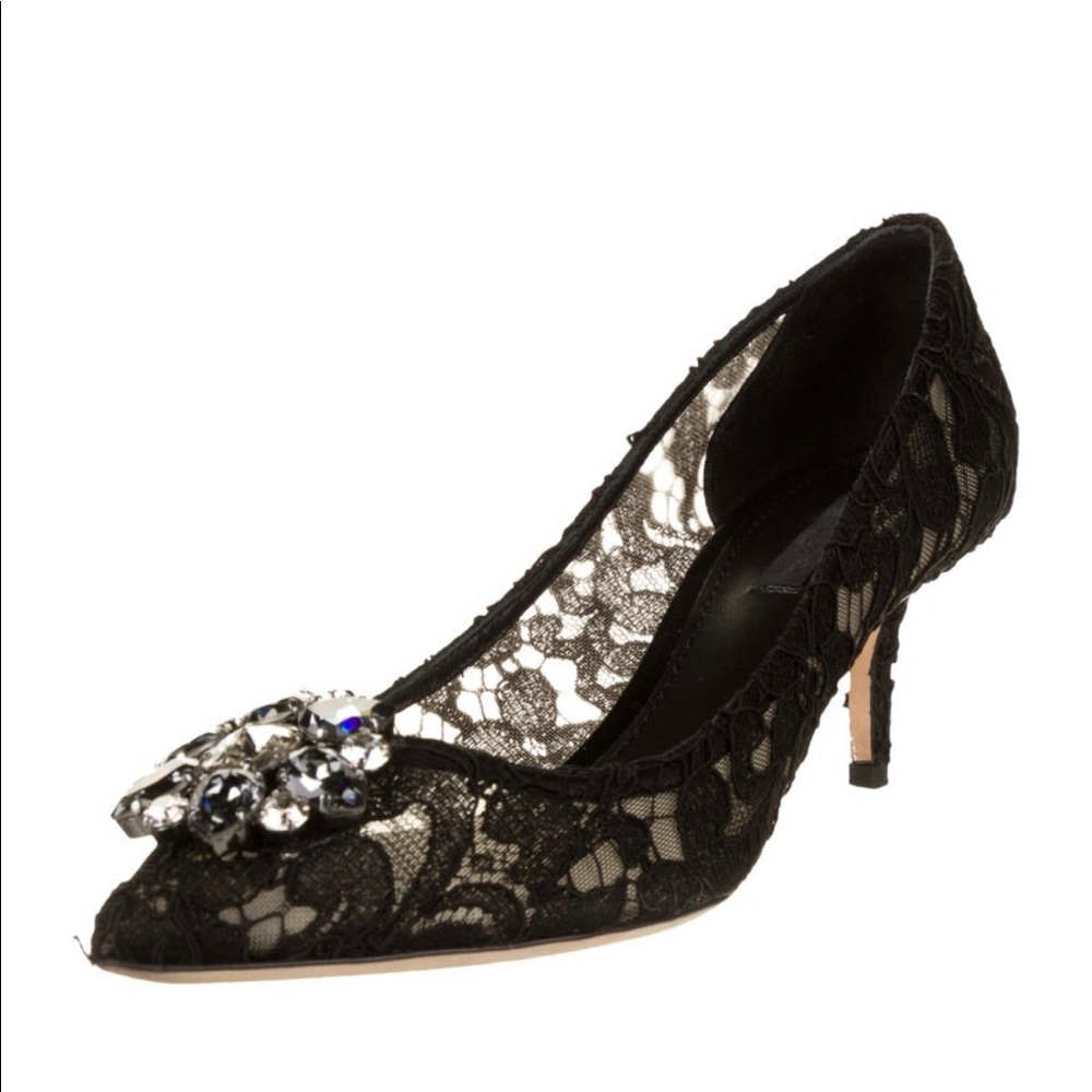 Dolce and gabbana jeweled mesh pump size39 - Picture 3 of 5
